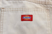 Dickie's Logo Patch Light Tan Carpenter Pants - ThriftedThreads.com