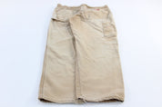 Dickie's Logo Patch Light Tan Carpenter Pants - ThriftedThreads.com