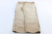 Dickie's Logo Patch Light Tan Carpenter Pants - ThriftedThreads.com