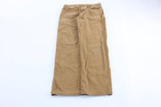 Dickie's Logo Patch Tan Carpenter Pants - ThriftedThreads.com
