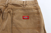 Dickie's Logo Patch Tan Carpenter Pants - ThriftedThreads.com