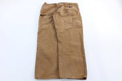 Dickies Logo Patch Tan Carpenter Pants - ThriftedThreads.com