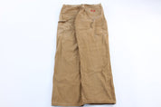 Dickie's Logo Patch Tan Carpenter Pants - ThriftedThreads.com