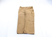 Dickie's Logo Patch Tan Carpenter Pants - ThriftedThreads.com