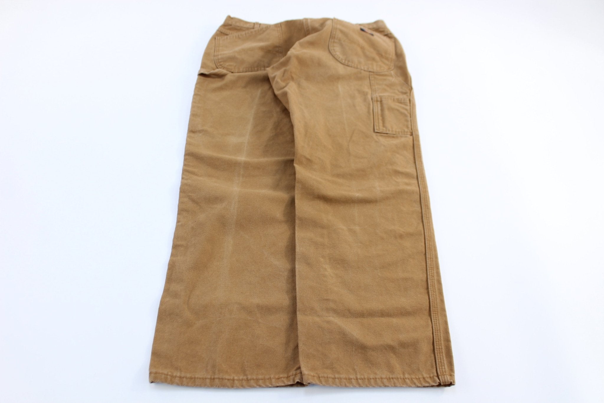 Dickie's Logo Patch Tan Carpenter Pants - Pants - Thrifted Threads