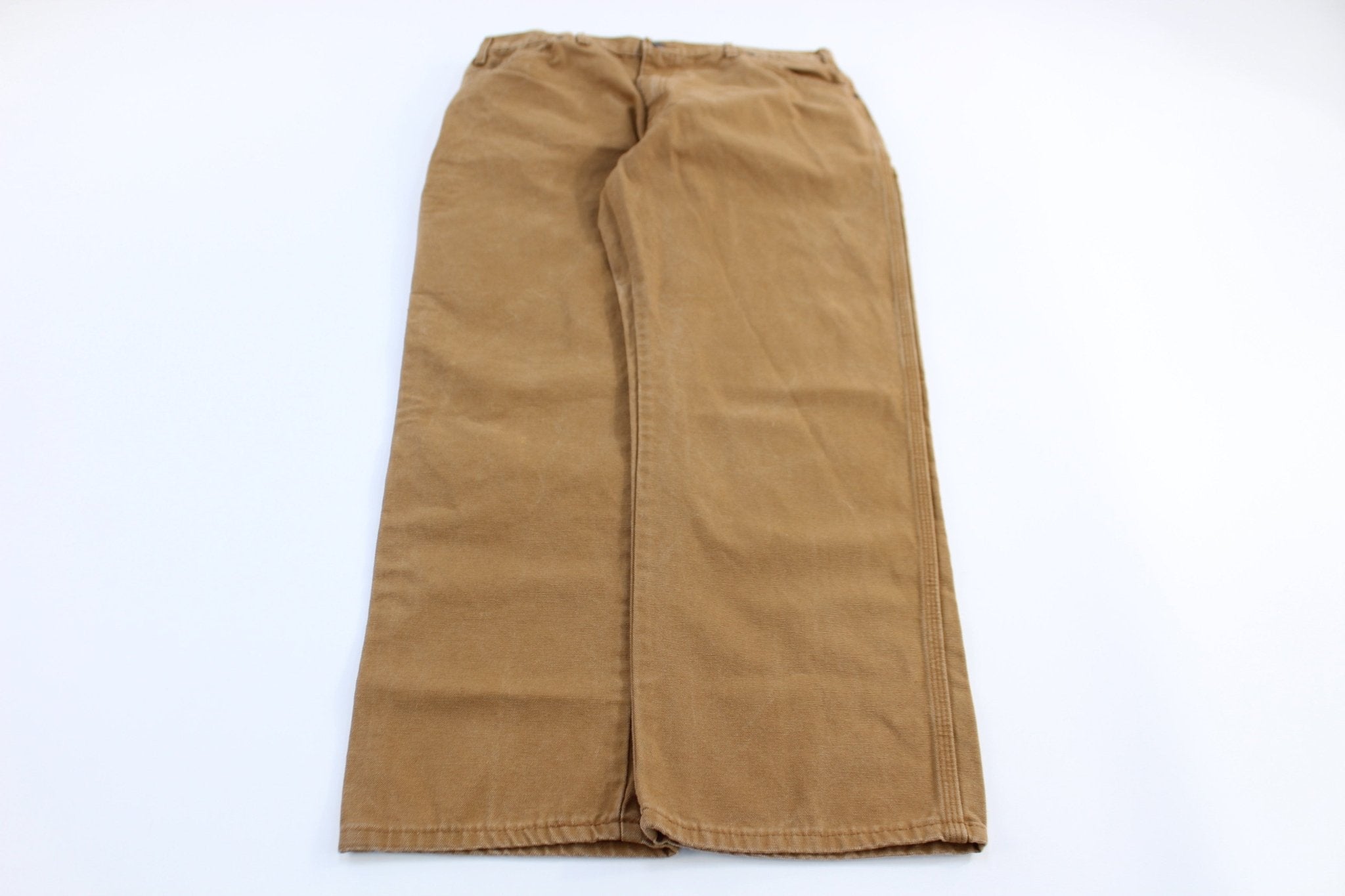 Dickie's Logo Patch Tan Carpenter Pants - Pants - Thrifted Threads