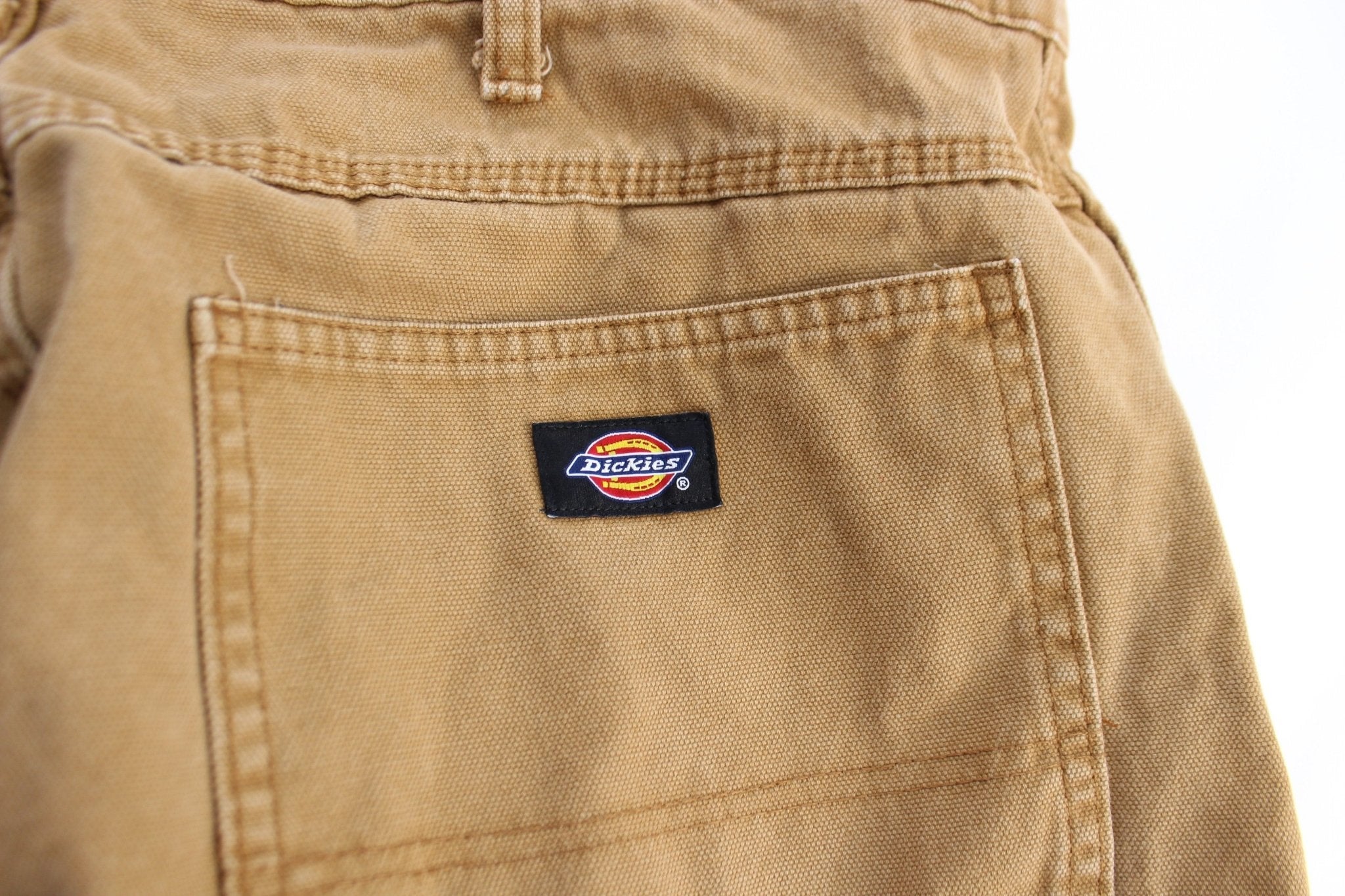 Dickie's Logo Patch Tan Carpenter Pants - Pants/Shorts - Thrifted Threads