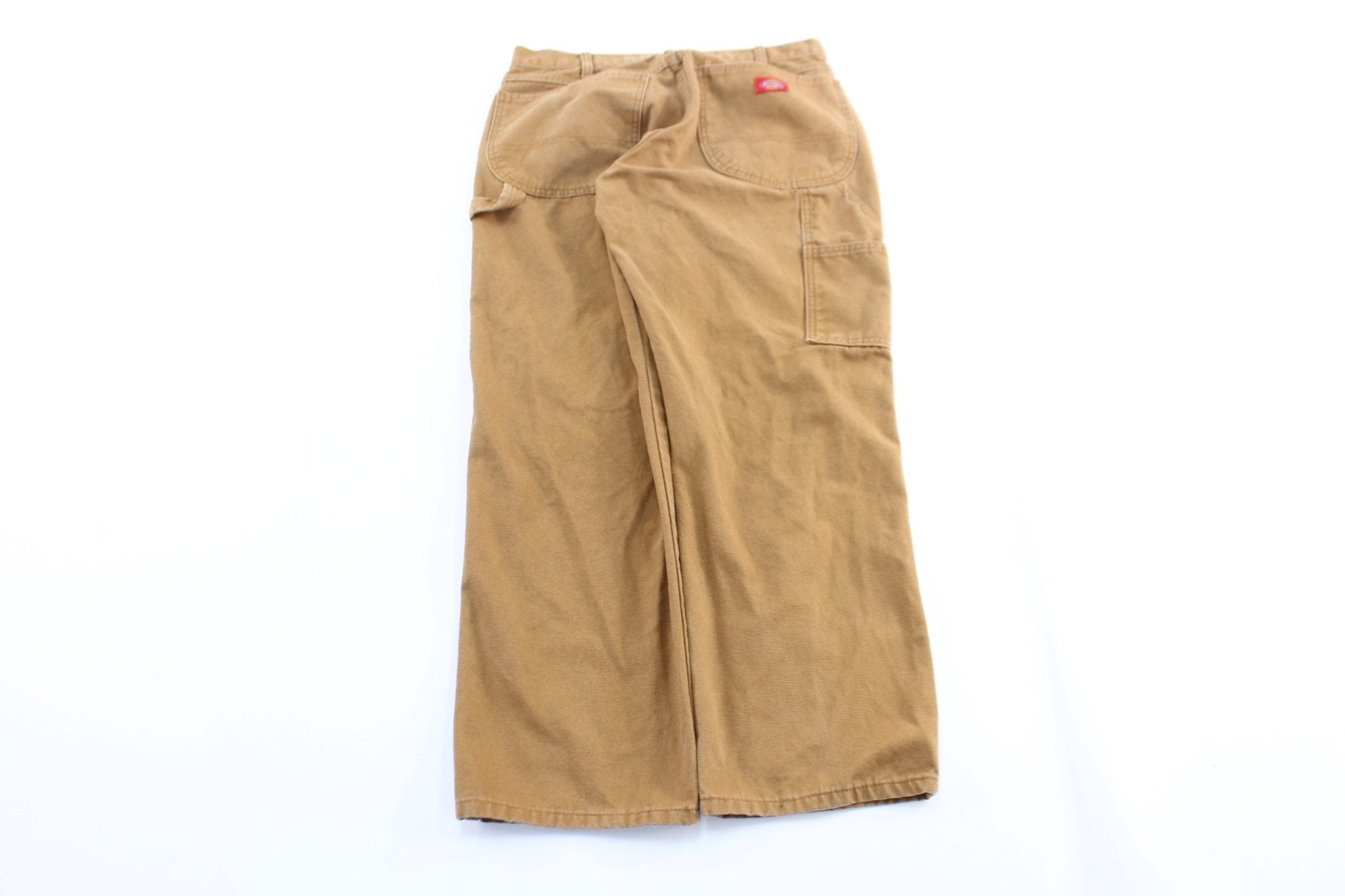 Dickie's Logo Patch Tan Carpenter Pants - Pants/Shorts - Thrifted Threads