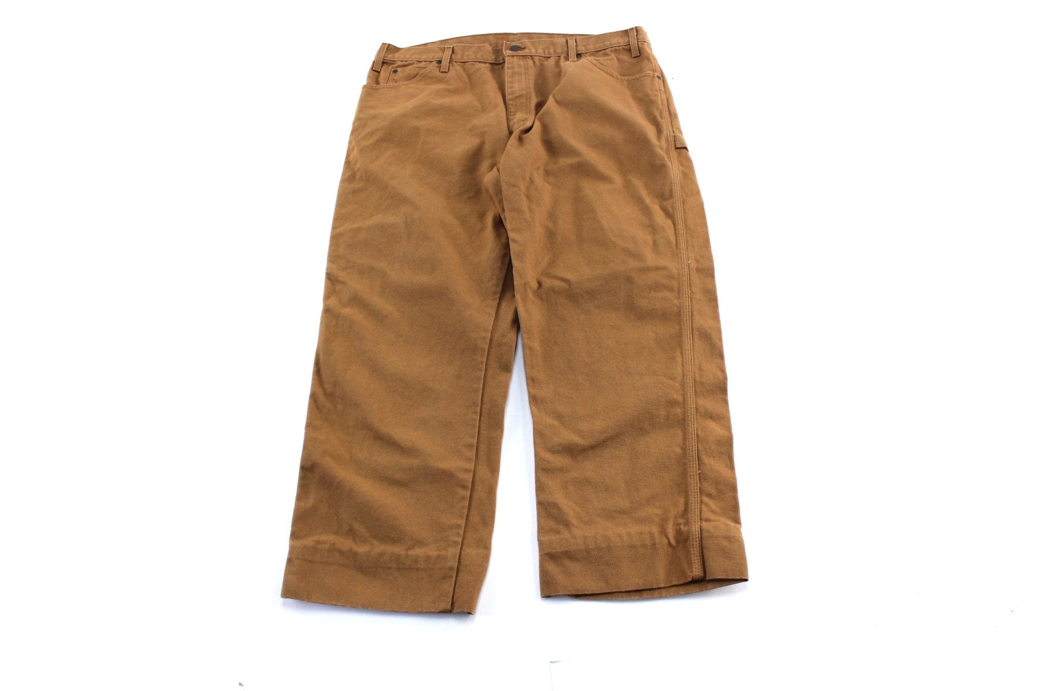 Dickie's Logo Patch Tan Carpenter Pants - Pants/Shorts - Thrifted Threads