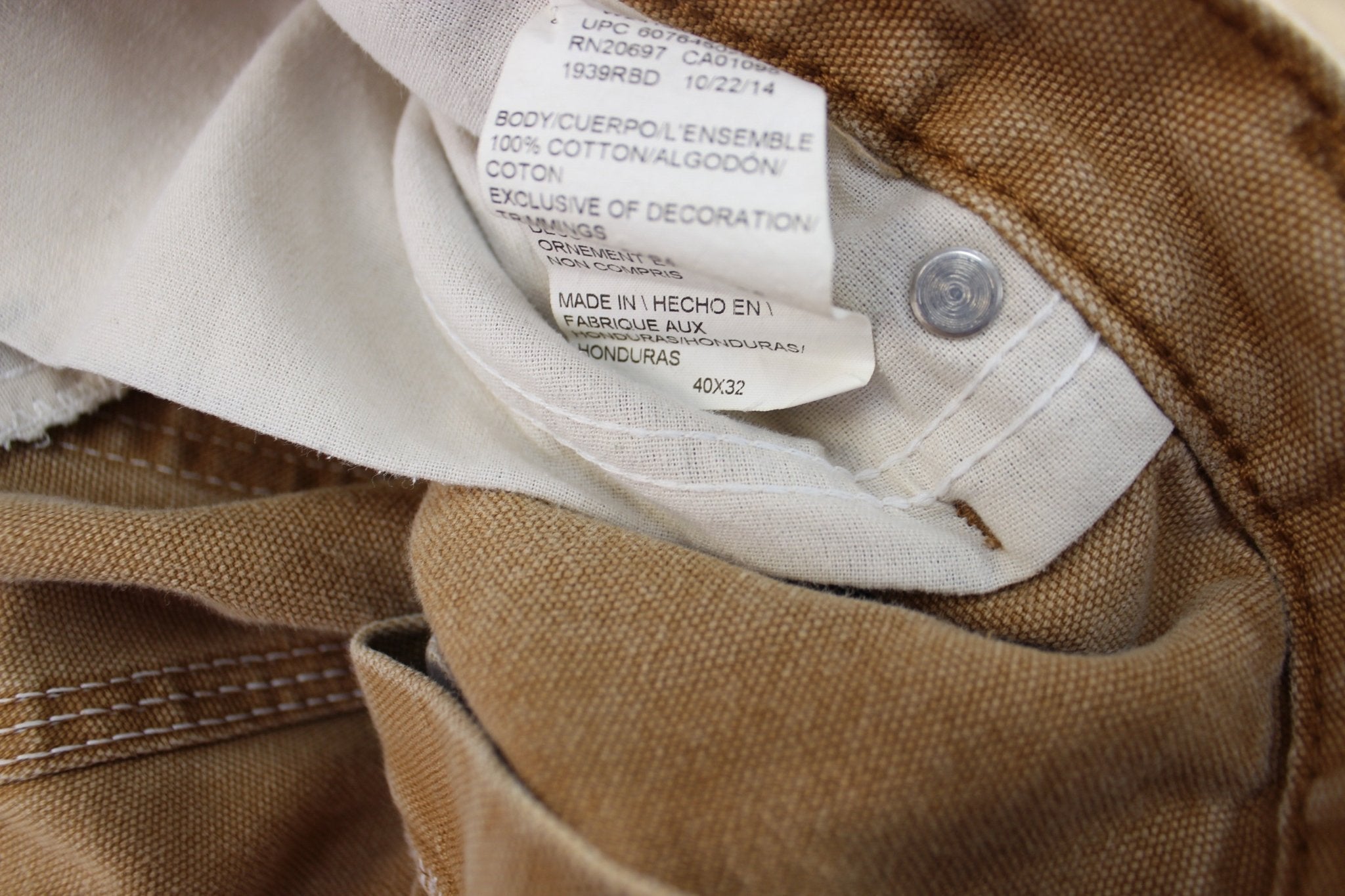 Dickie's Logo Patch Tan Carpenter Pants - Pants/Shorts - Thrifted Threads