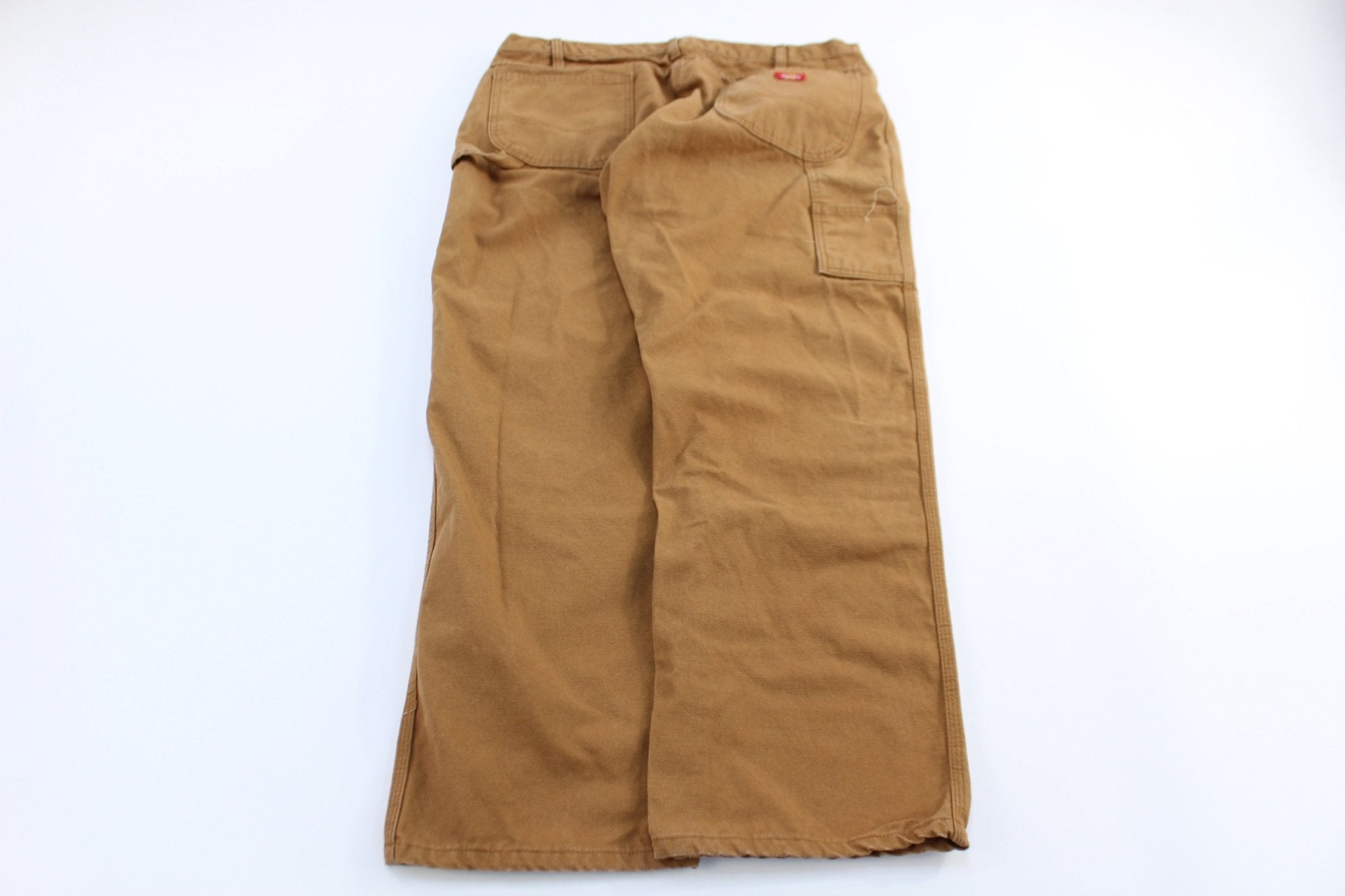 Dickies Logo Patch Tan Carpenter Pants - Pants/Shorts - Thrifted Threads