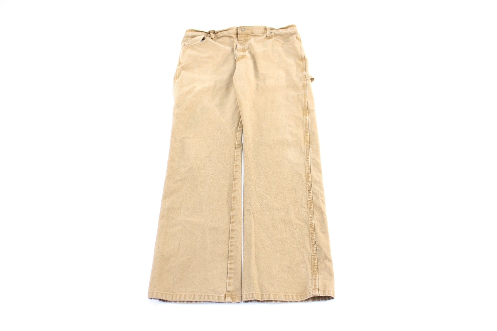 Dickie's Logo Patch Tan Carpenter Pants - Pants/Shorts - Thrifted Threads