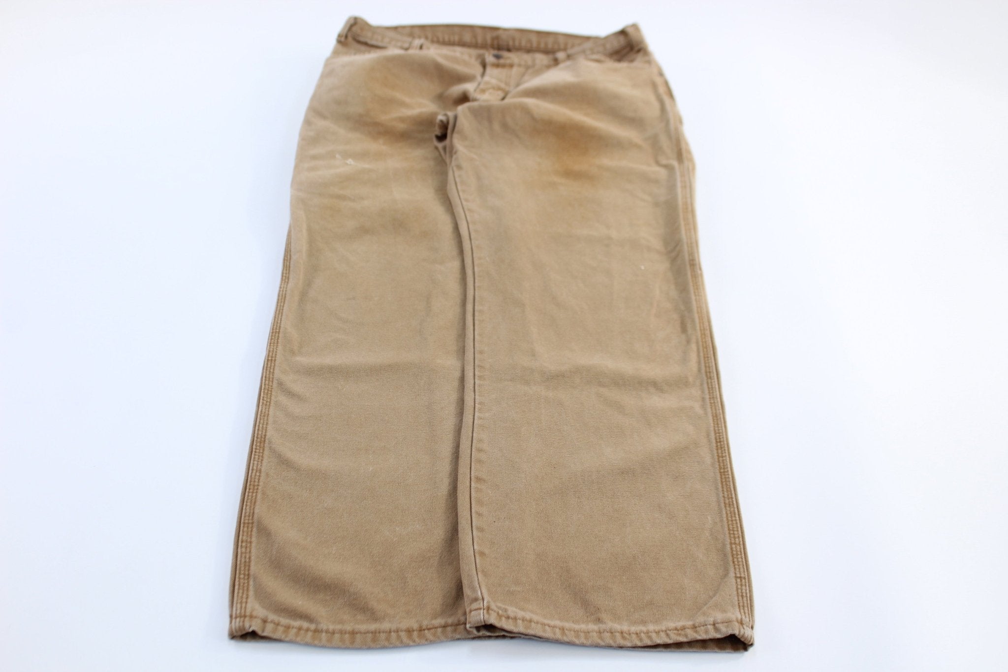 Dickie's Logo Patch Tan Carpenter Pants - Pants/Shorts - Thrifted Threads