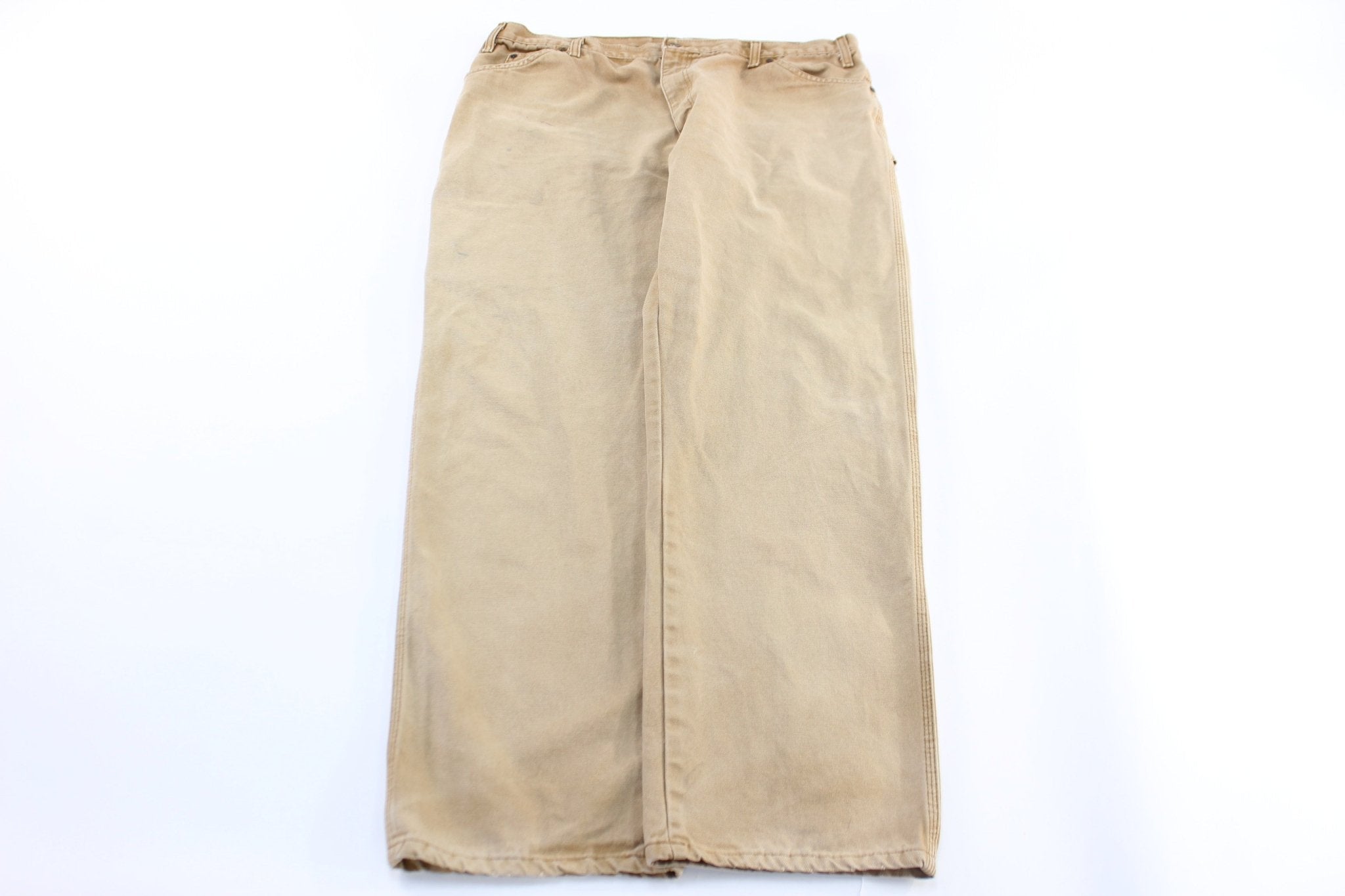 Dickie's Logo Patch Tan Carpenter Pants - Pants/Shorts - Thrifted Threads
