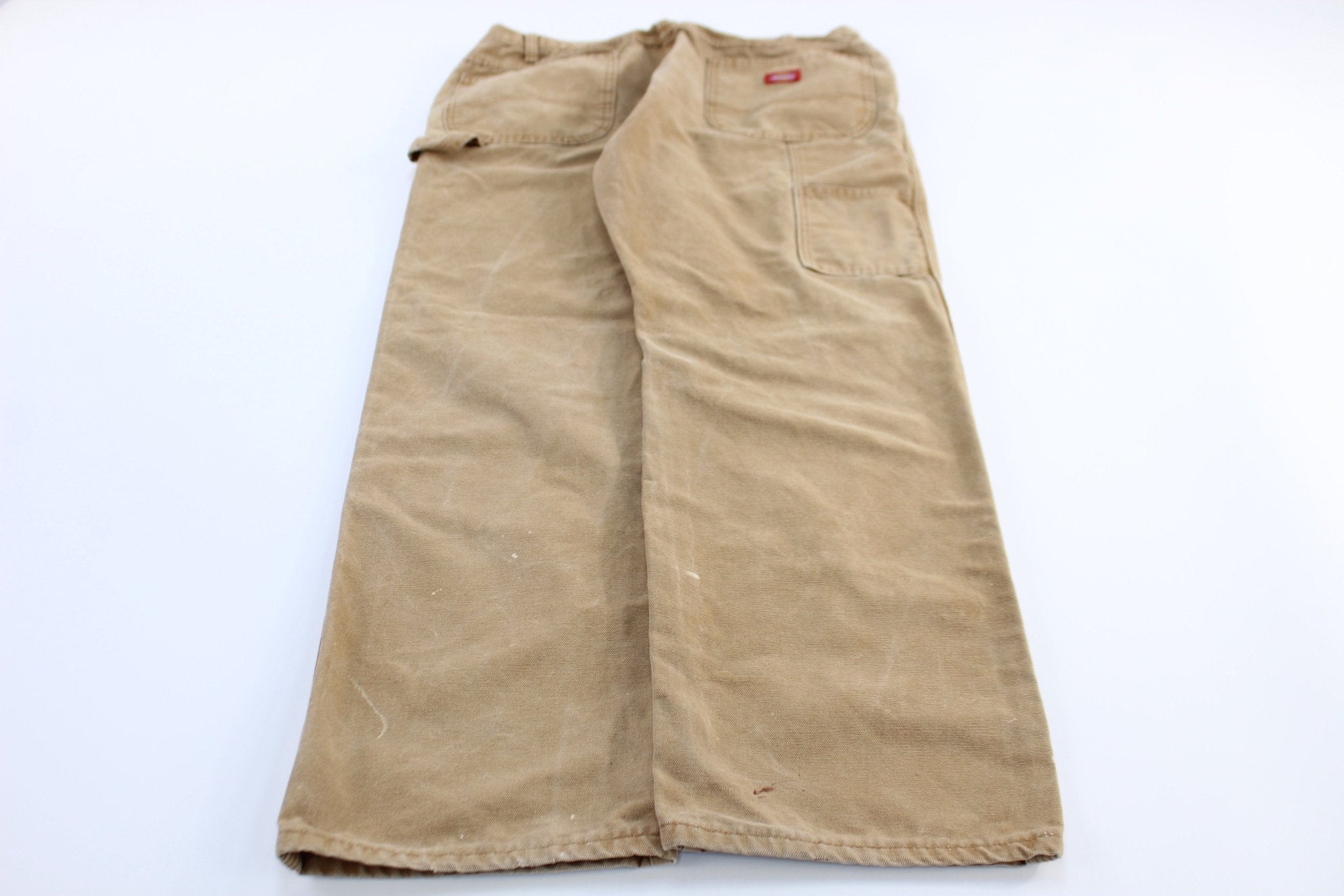 Dickie's Logo Patch Tan Carpenter Pants - Pants/Shorts - Thrifted Threads