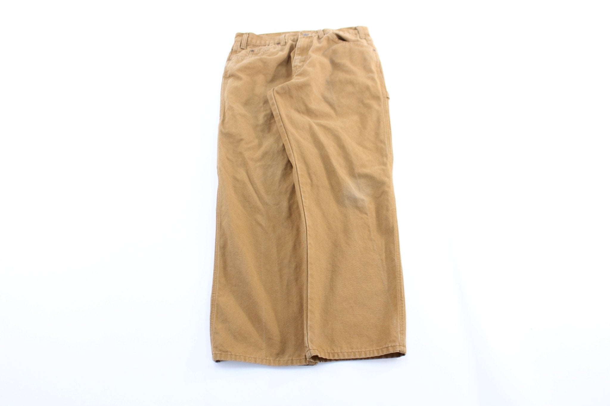 Dickie's Logo Patch Tan Carpenter Pants - Pants/Shorts - Thrifted Threads