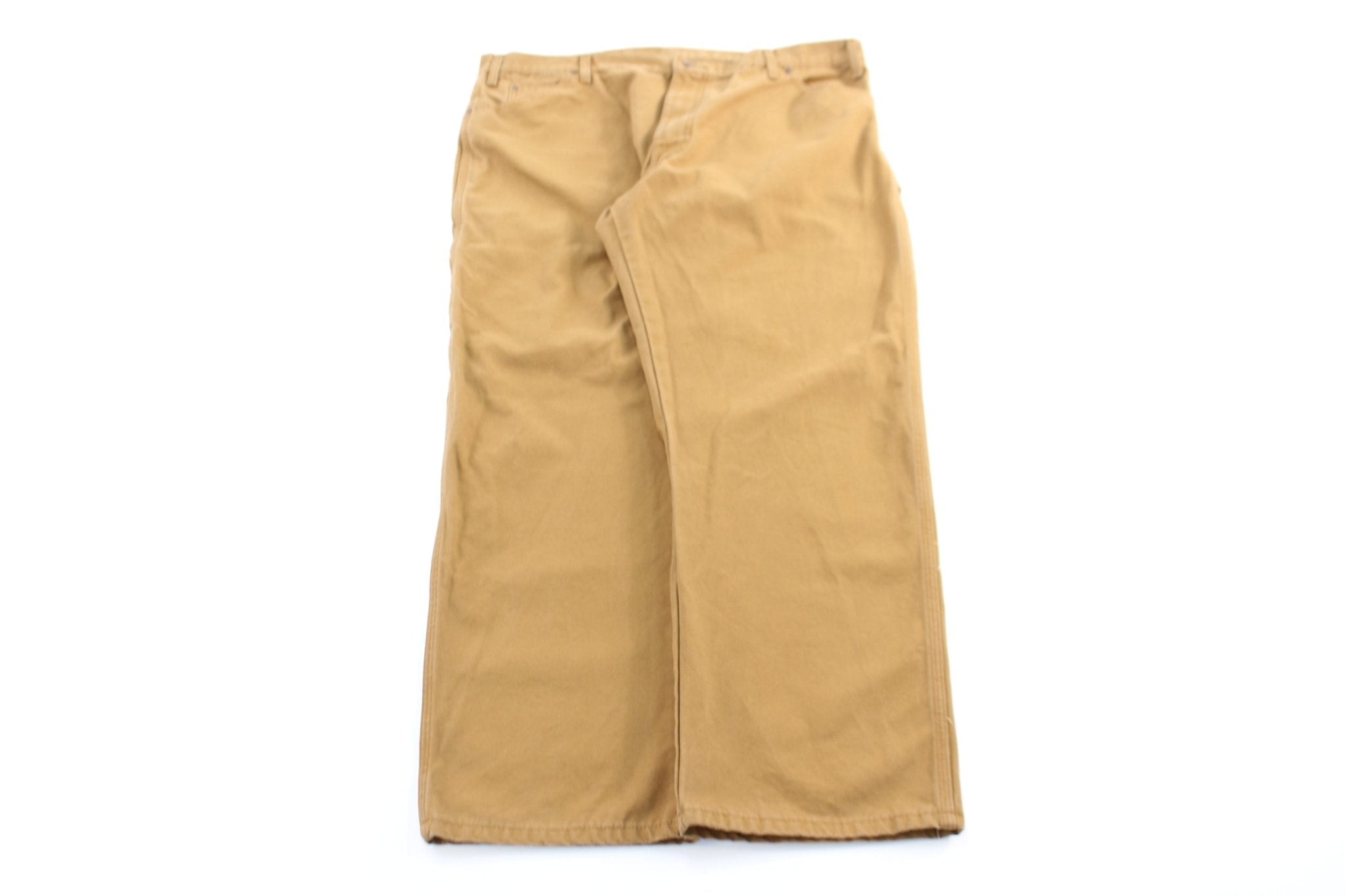 Dickie's Logo Patch Tan Carpenter Pants - Pants/Shorts - Thrifted Threads