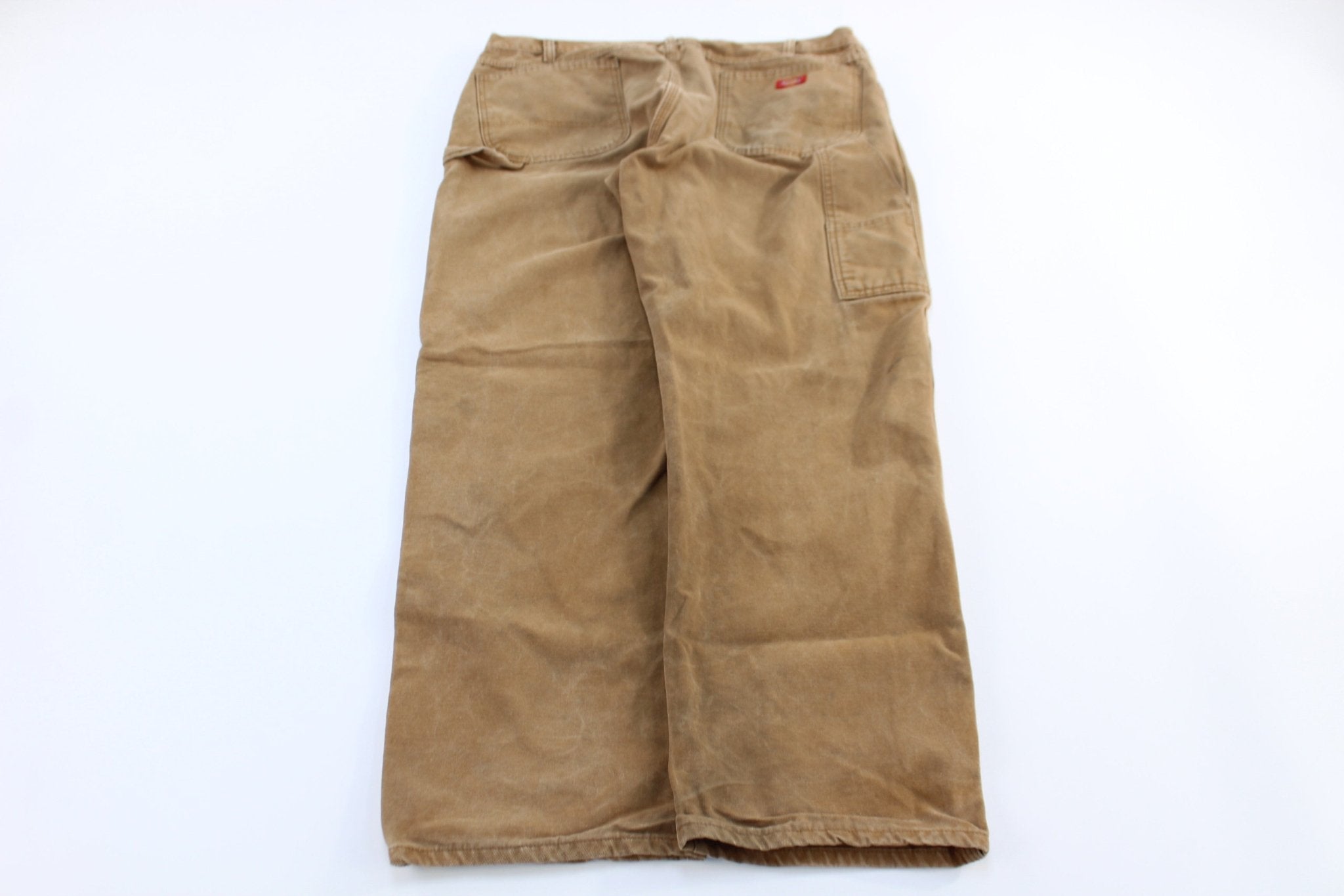 Dickies Logo Patch Tan Carpenter Pants - Pants/Shorts - Thrifted Threads