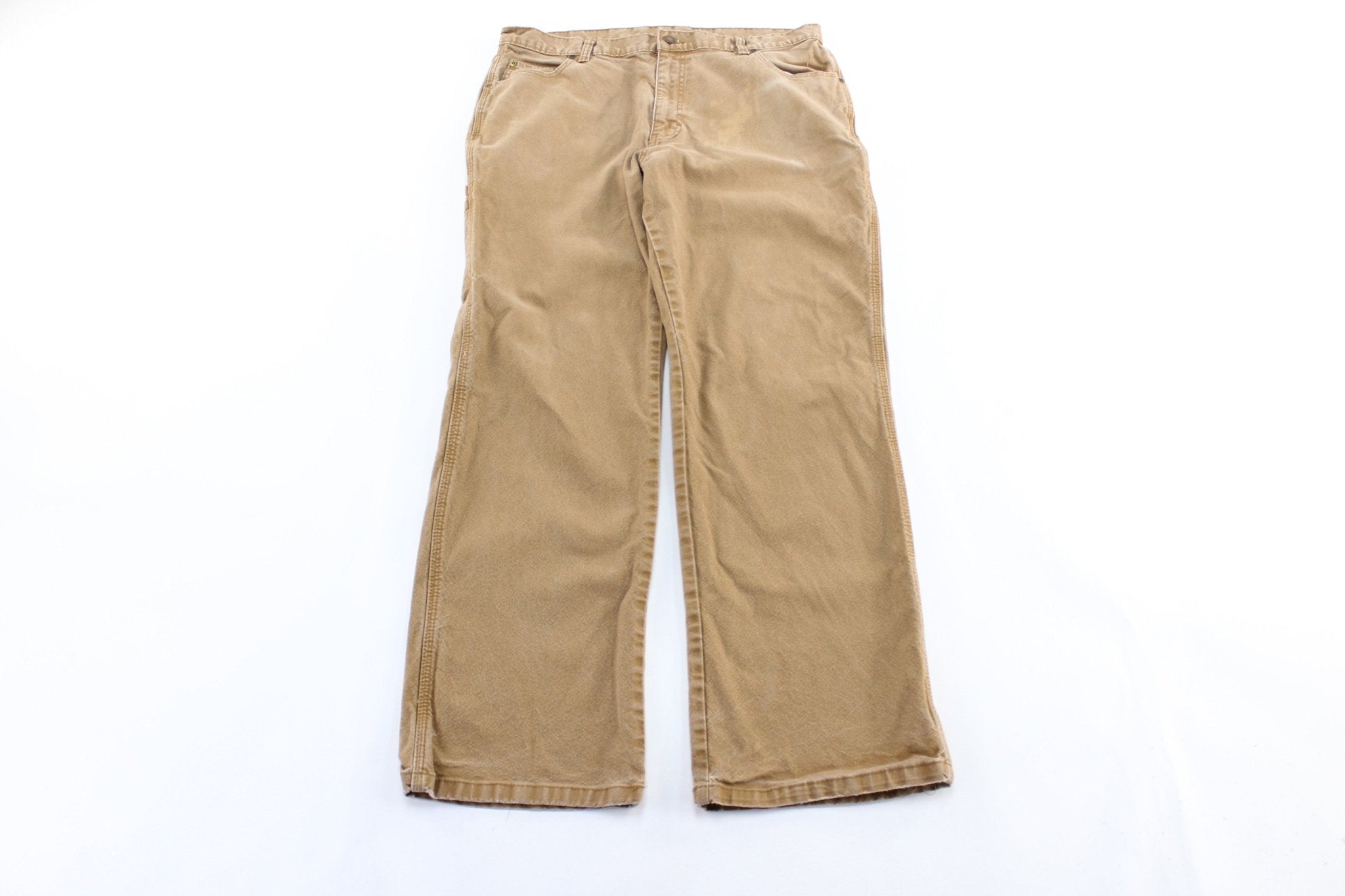 Dickie's Logo Patch Tan Carpenter Pants - Pants/Shorts - Thrifted Threads