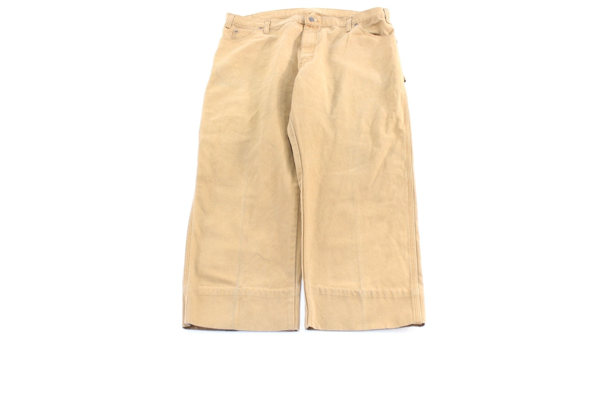 Dickie's Logo Patch Tan Carpenter Pants - Pants/Shorts - Thrifted Threads