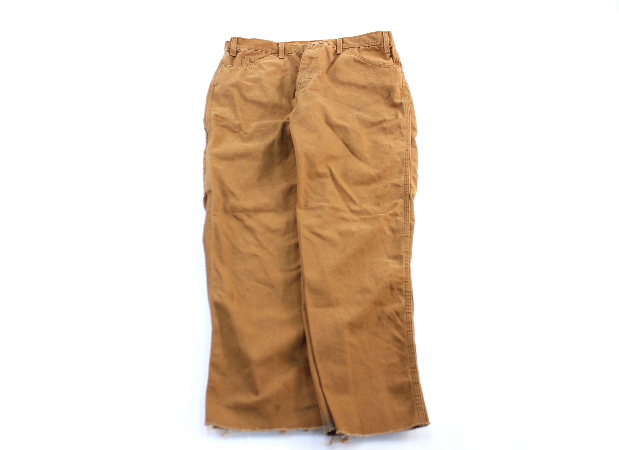 Dickie's Logo Patch Tan Carpenter Pants - Pants/Shorts - Thrifted Threads