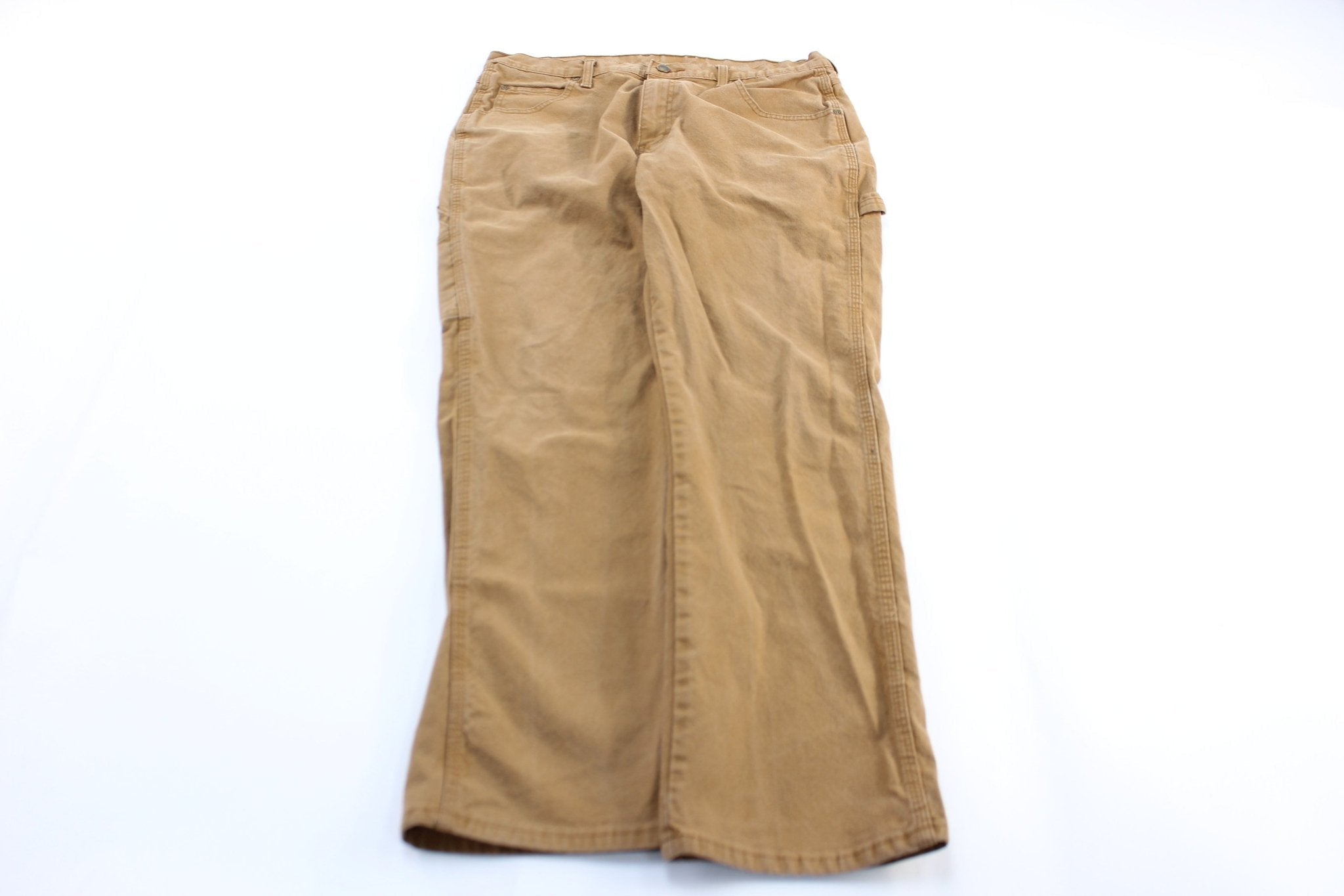 Dickie's Logo Patch Tan Carpenter Pants - Pants/Shorts - Thrifted Threads