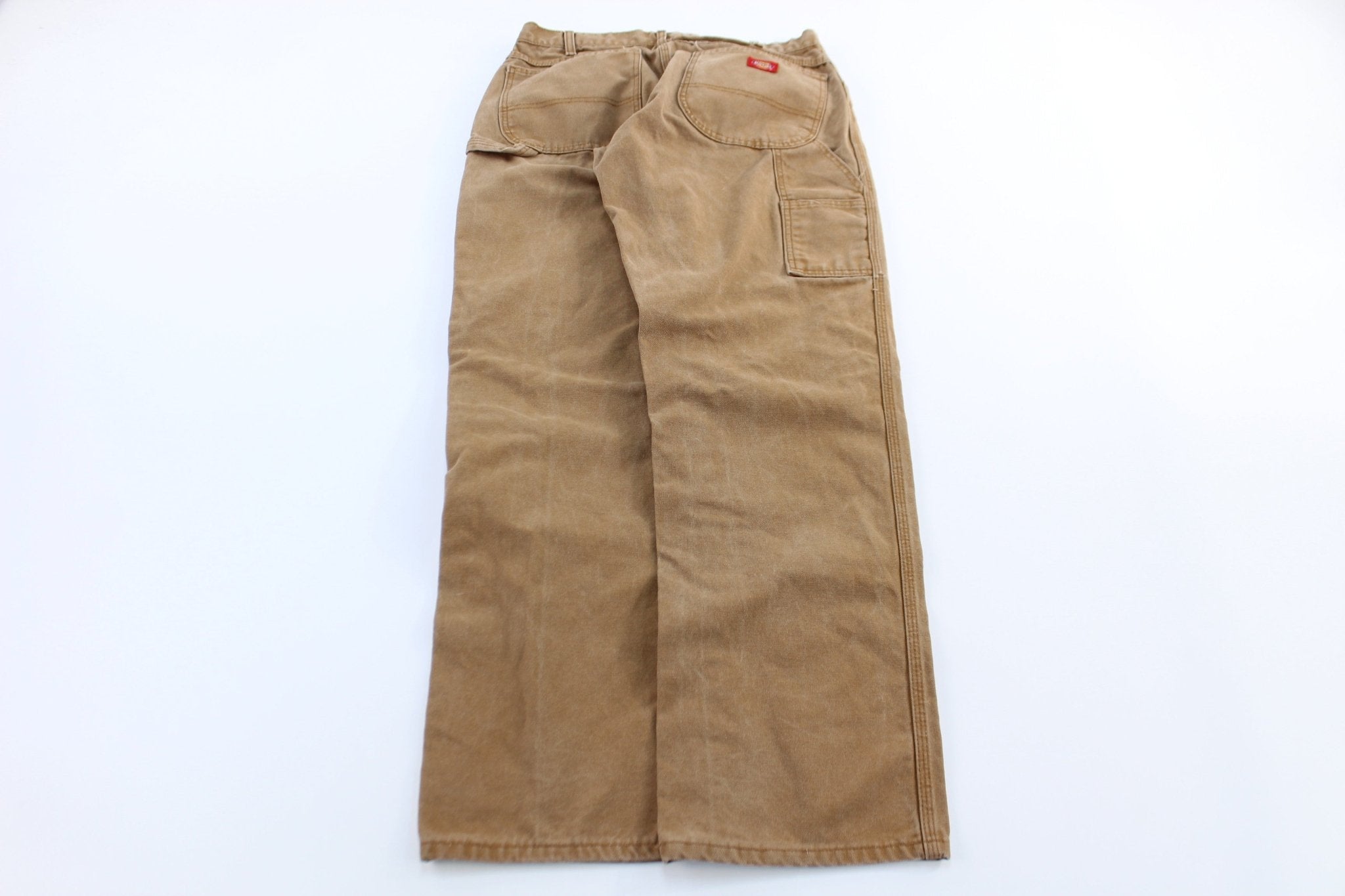 Dickies Logo Patch Tan Carpenter Pants - Pants/Shorts - Thrifted Threads