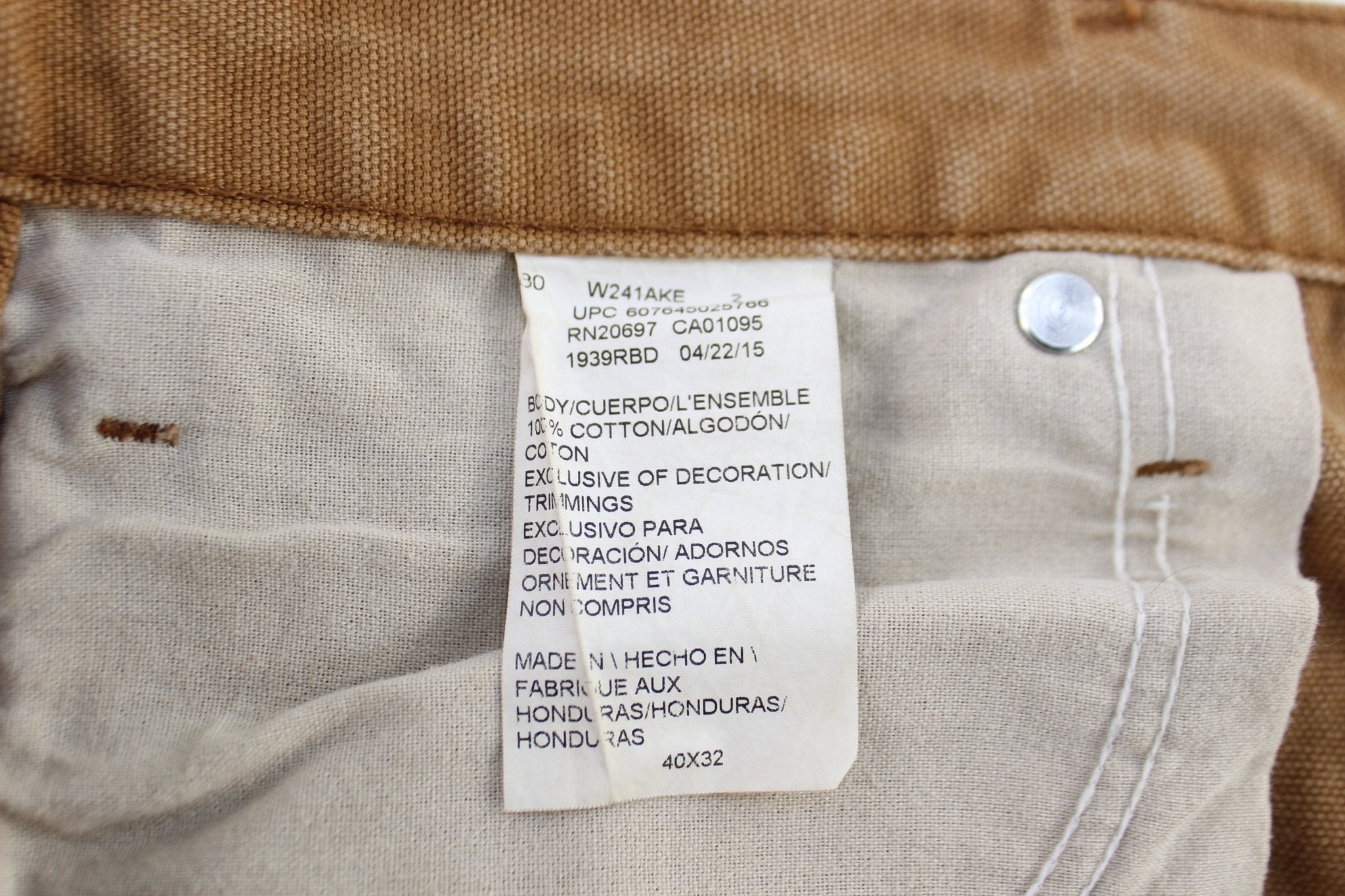 Dickies Logo Patch Tan Carpenter Pants - Pants/Shorts - Thrifted Threads