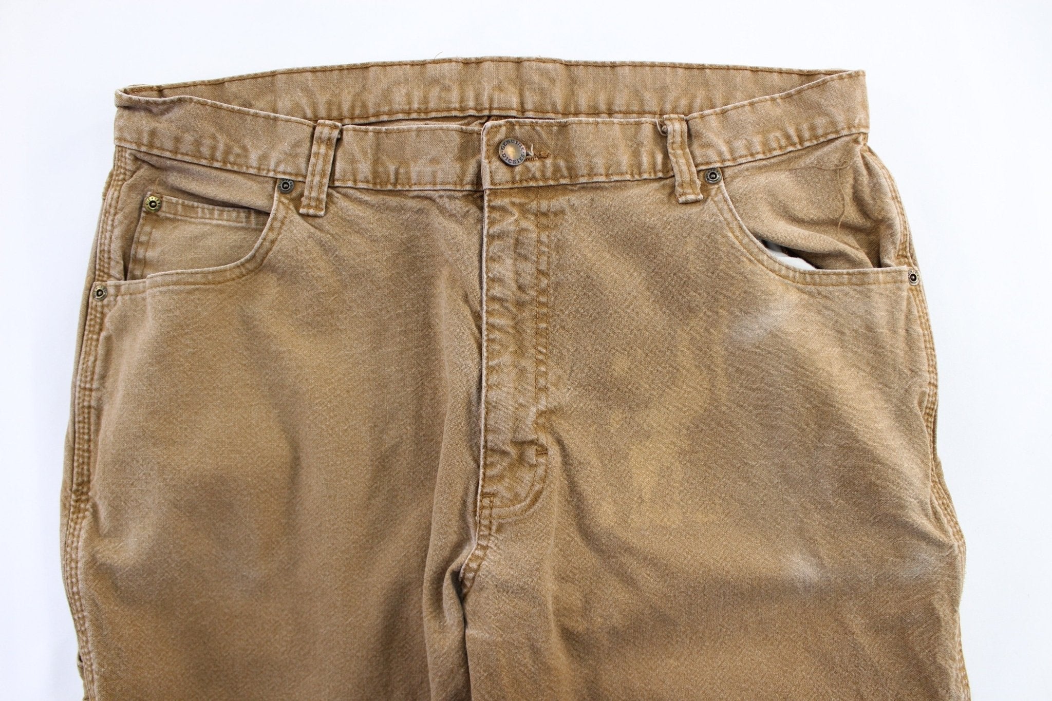 Dickie's Logo Patch Tan Carpenter Pants - Pants/Shorts - Thrifted Threads