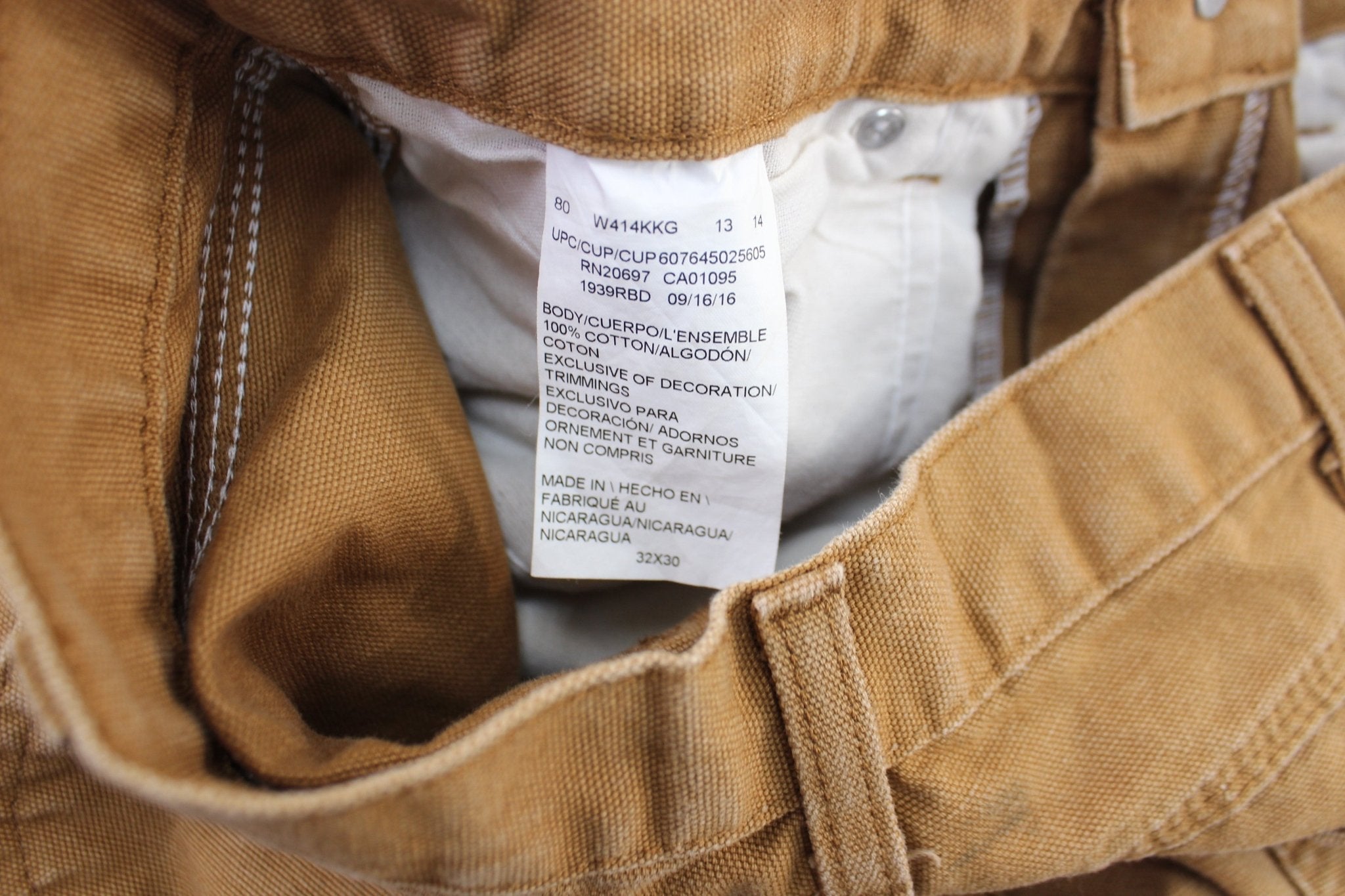 Dickie's Logo Patch Tan Carpenter Pants - Pants/Shorts - Thrifted Threads