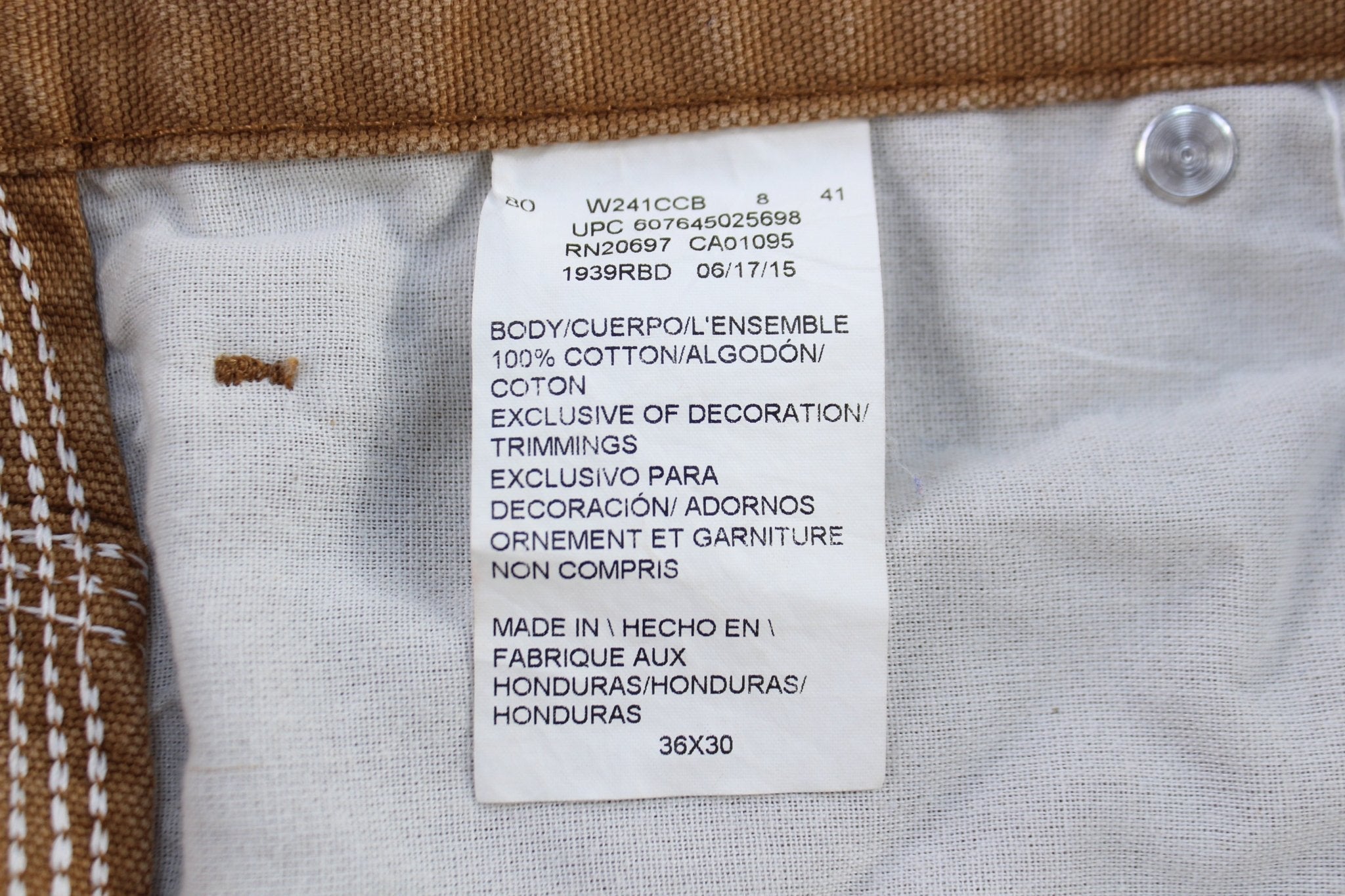 Dickie's Logo Patch Tan Carpenter Pants - Pants/Shorts - Thrifted Threads