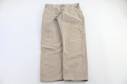Dickies Logo Patch Tan Carputer Pants - pants - Thrifted Threads