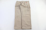 Dickies Logo Patch Tan Carputer Pants - pants - Thrifted Threads