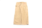 Dickie's Logo Patch Tan Workwear Pants - ThriftedThreads.com