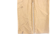 Dickie's Logo Patch Tan Workwear Pants - ThriftedThreads.com