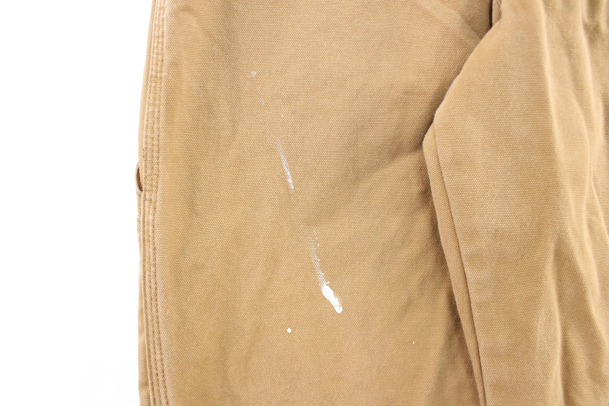 Dickie's Logo Patch Tan Workwear Pants - ThriftedThreads.com