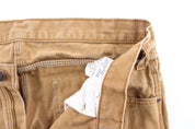 Dickie's Logo Patch Tan Workwear Pants - ThriftedThreads.com