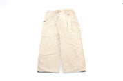 Dickies Logo Patch Tan Workwear Pants - pants - Thrifted Threads