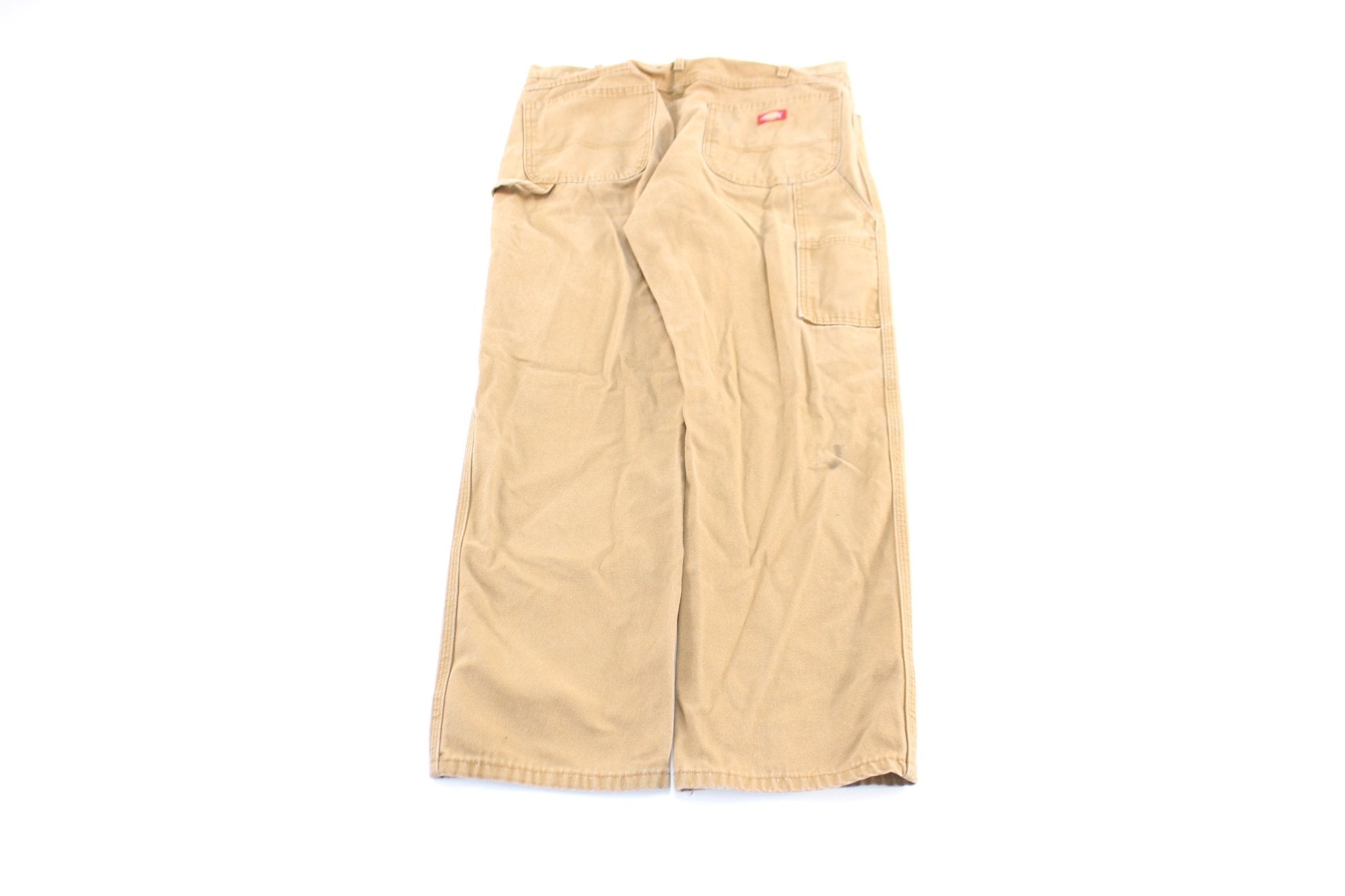 Dickie's Logo Patch Tan Workwear Pants - Pants/Shorts - Thrifted Threads
