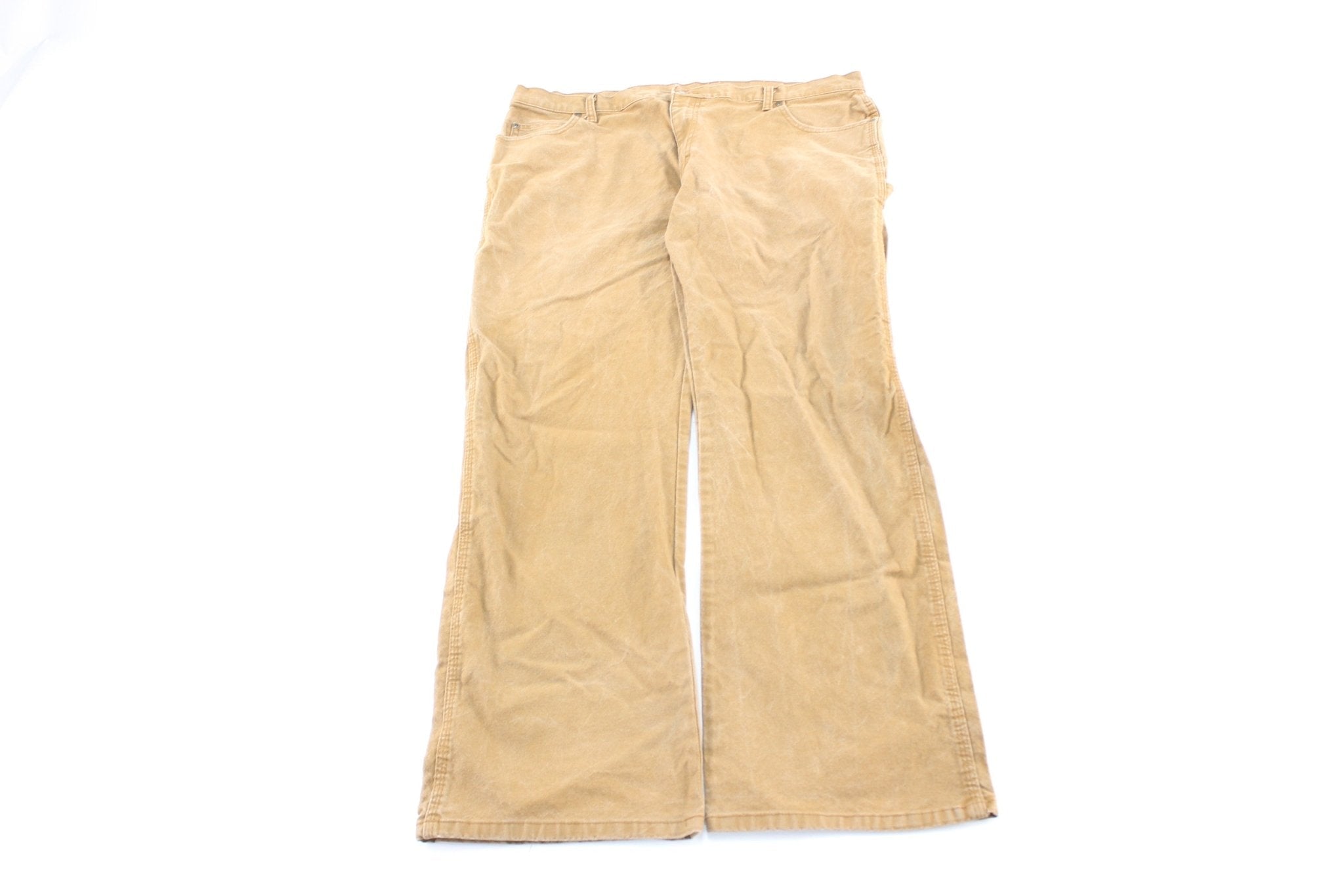 Dickie's Logo Patch Tan Workwear Pants - Pants/Shorts - Thrifted Threads