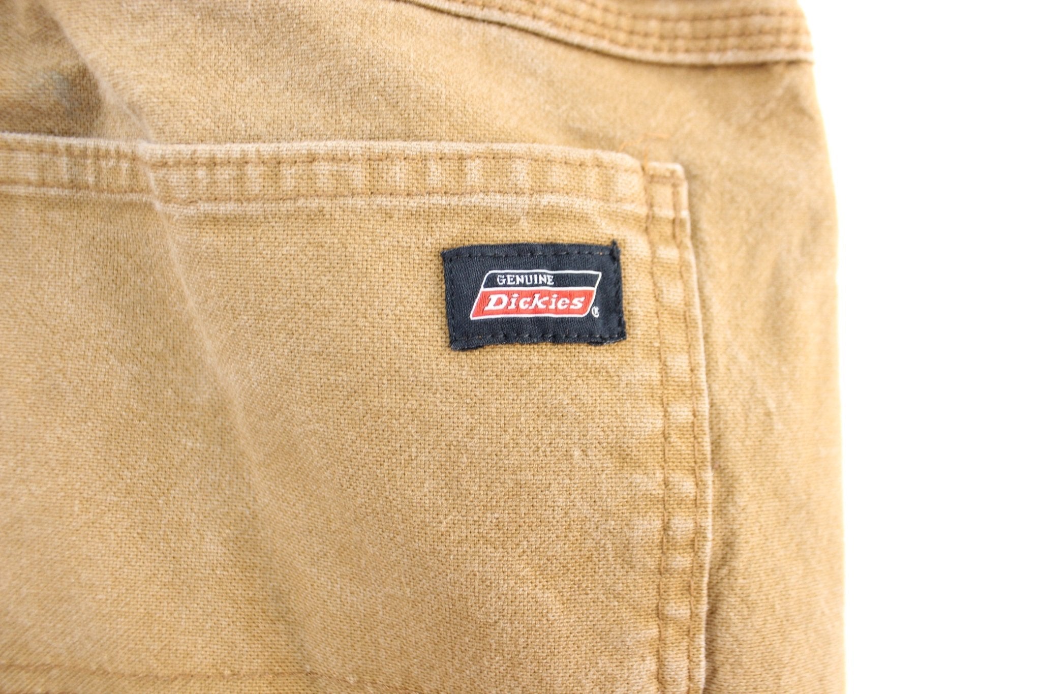 Dickie's Logo Patch Tan Workwear Pants - Pants/Shorts - Thrifted Threads
