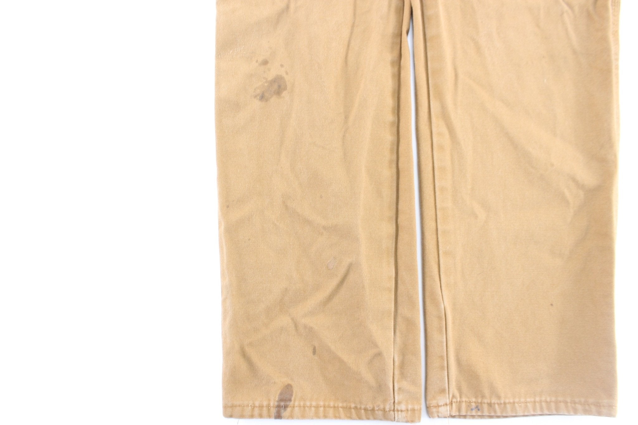 Dickie's Logo Patch Tan Workwear Pants - Pants/Shorts - Thrifted Threads
