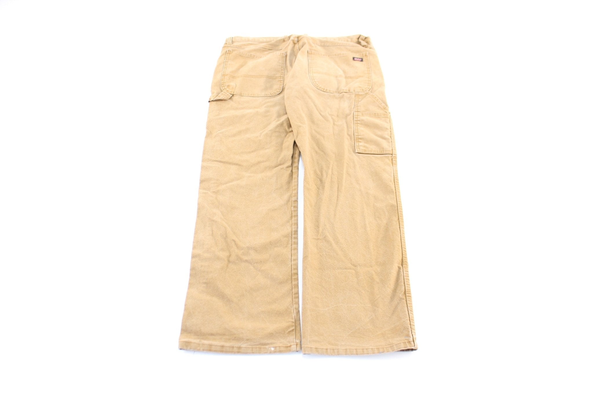 Dickie's Logo Patch Tan Workwear Pants - Pants/Shorts - Thrifted Threads