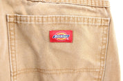 Dickie's Logo Patch Tan Workwear Pants - Pants/Shorts - Thrifted Threads