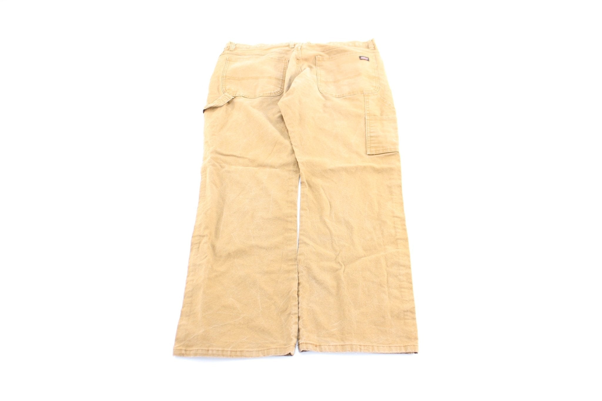 Dickie's Logo Patch Tan Workwear Pants - Pants/Shorts - Thrifted Threads