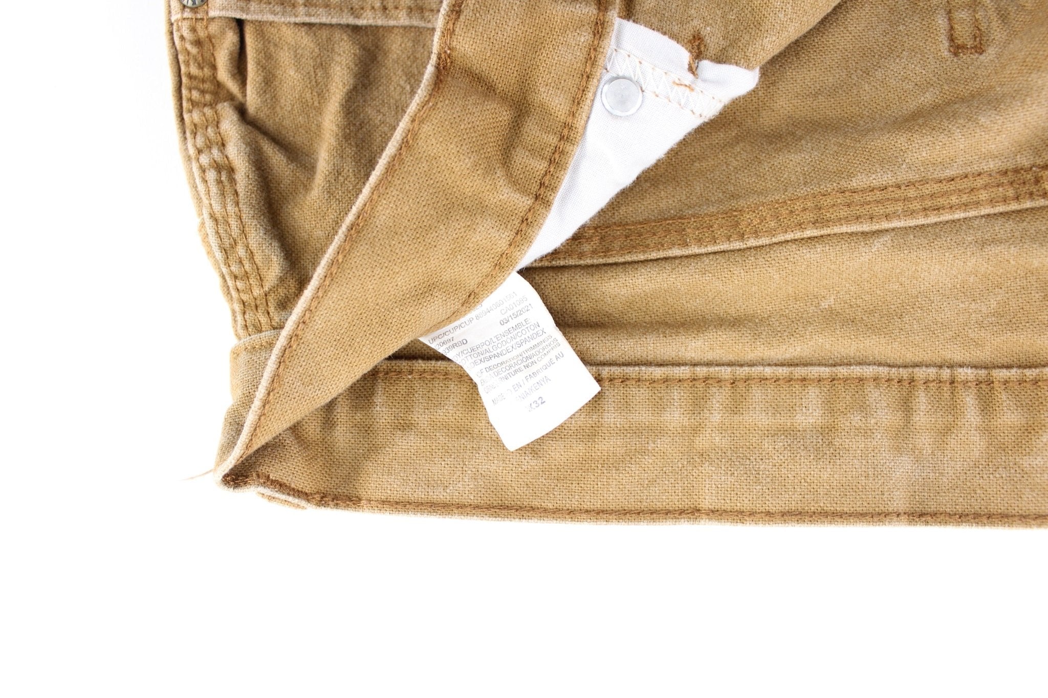Dickie's Logo Patch Tan Workwear Pants - Pants/Shorts - Thrifted Threads