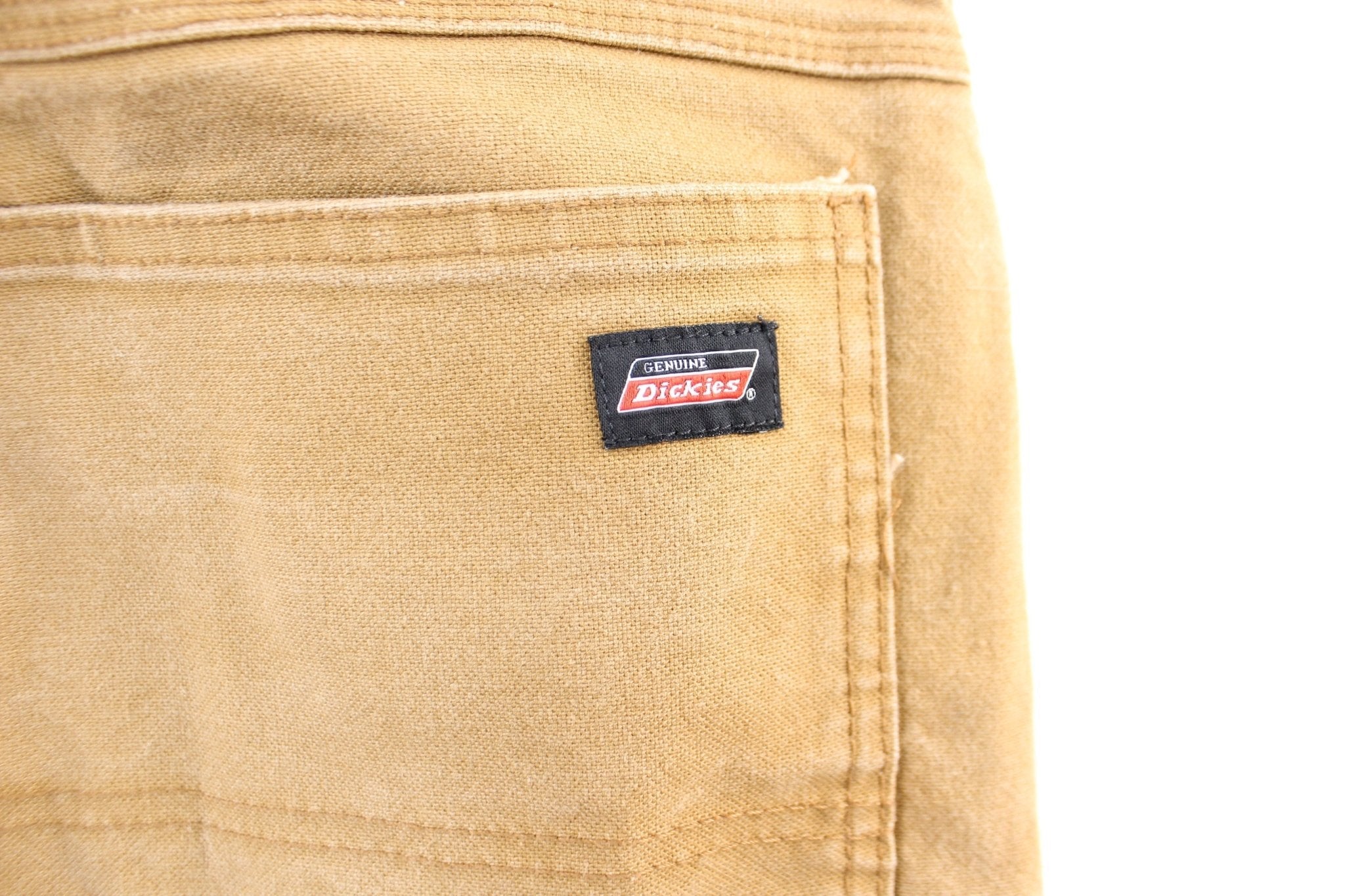 Dickie's Logo Patch Tan Workwear Pants - Pants/Shorts - Thrifted Threads