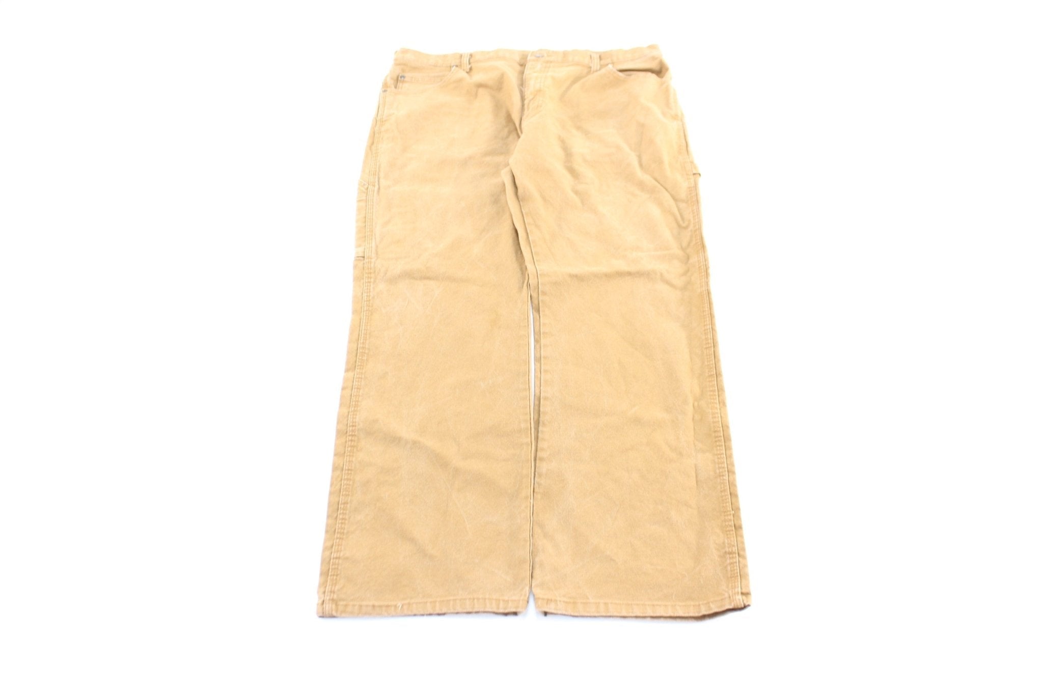 Dickie's Logo Patch Tan Workwear Pants - Pants/Shorts - Thrifted Threads