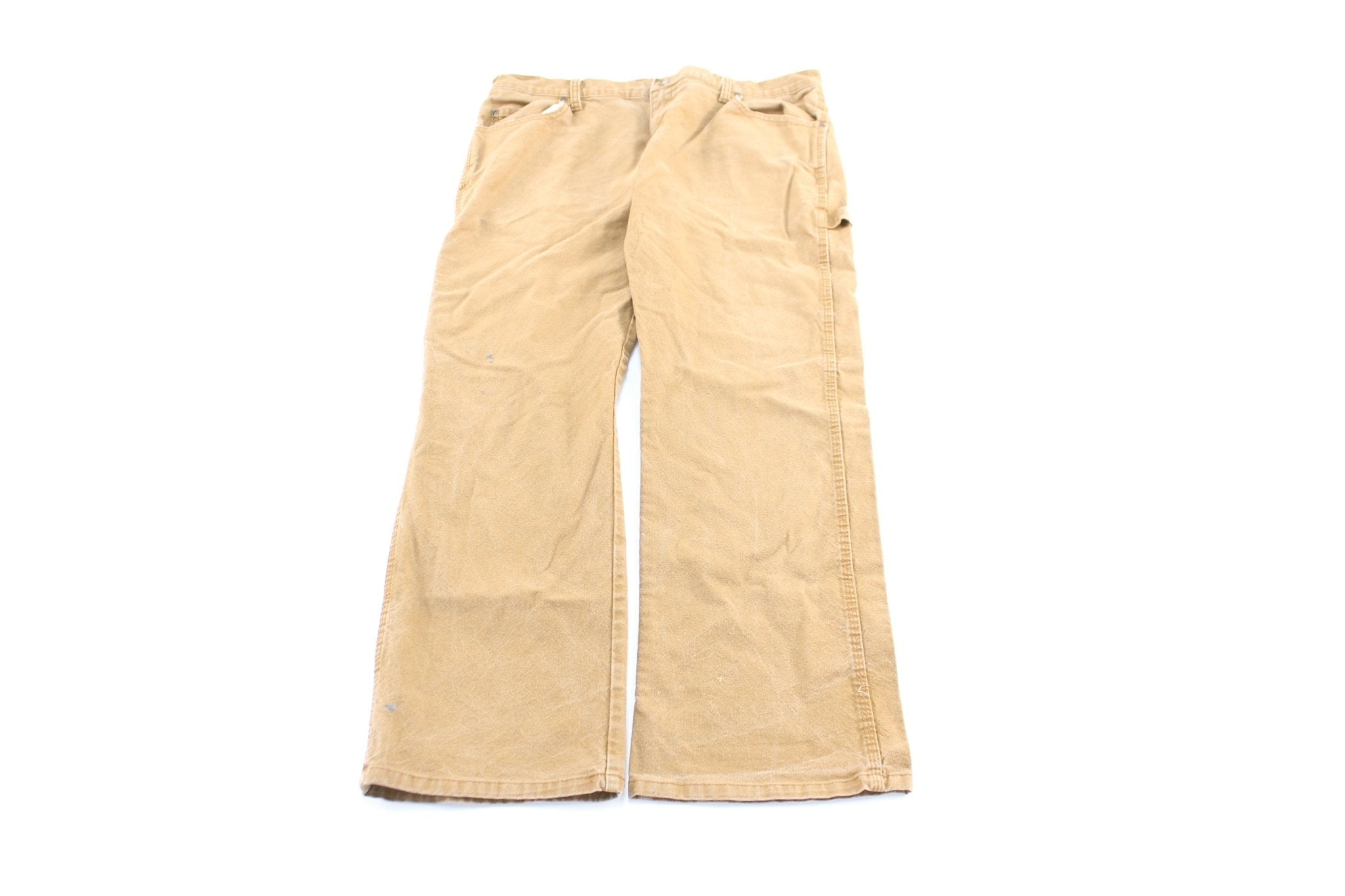 Dickie's Logo Patch Tan Workwear Pants - Pants/Shorts - Thrifted Threads