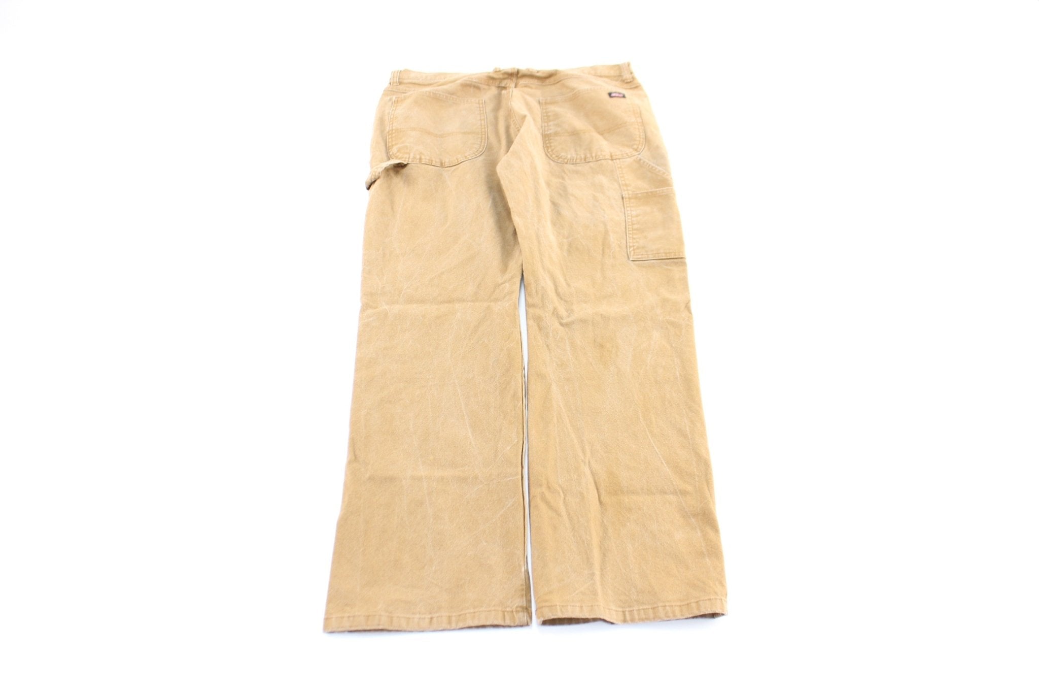 Dickie's Logo Patch Tan Workwear Pants - Pants/Shorts - Thrifted Threads